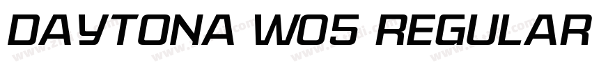 Daytona W05 Regular字体转换